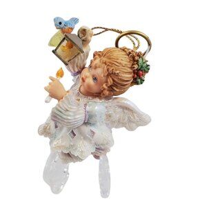 Ashton-Drake HollyDay Angel Ornament "Wishing You a Guiding Light" G.G. Santiago